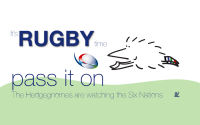 The Hedgegnomes are ready for The Six Nations rugby