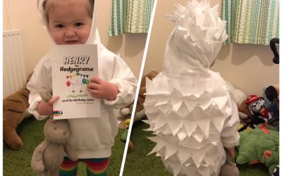Henry the Hedgegnome fans dress up for World Book Day.