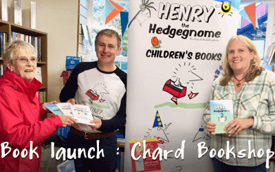 Children’s author, Richard Heddington, returns to Chard to launch his 5th children’s book.