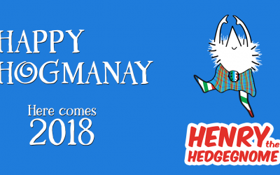 Happy Hogmanay from your favourite hog. Here comes 2018.