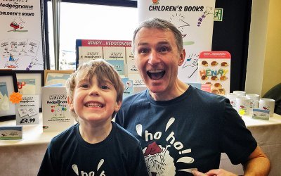 Plymouth children’s author meets fans at the Mount Batten Christmas Fair.