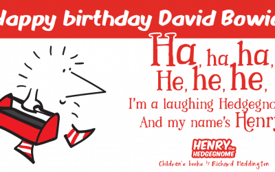 Remembering the laughing gnome. Happy birthday David Bowie.