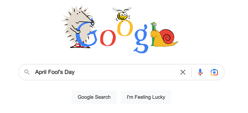Henry the Hedgegnome Google Doodle